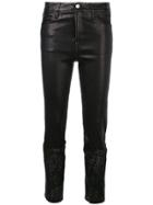 J Brand Cut-out Trim Skinny Trousers - Black