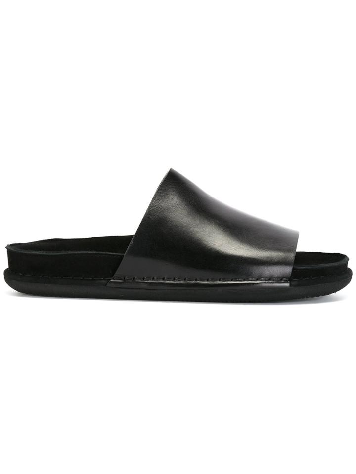 Ann Demeulemeester Classic Slider Sandals - Black