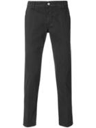 Entre Amis Straight Leg Trousers - Grey