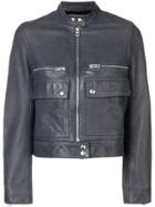 Zadig & Voltaire Love Cuir Leather Jacket - Blue