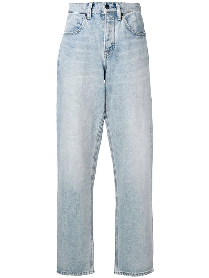 Alexander Wang Side Zip Jeans - Blue