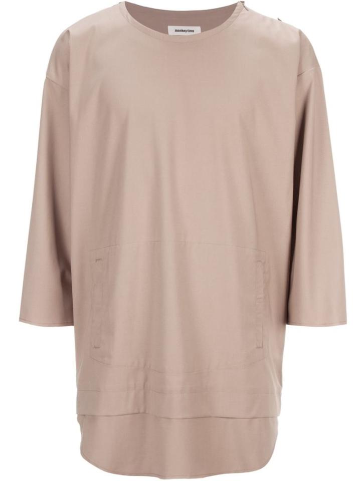Monkey Time Buttonless Shirt