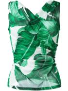 Dolce & Gabbana Banana Leaf Print Top