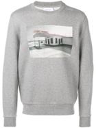 Calvin Klein Graphic Printed Sweatshirt - Grey