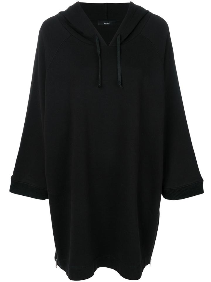 Diesel D-evyl Hoodie Dress - Black