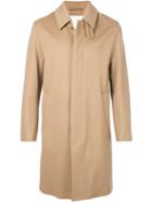 Mackintosh Concealed Single Breasted Coat - Nude & Neutrals