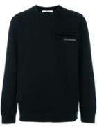 Givenchy Flag Detail Sweatshirt, Men's, Size: Xl, Black, Cotton/brass