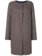 Liska Tailored Fitted Coat - Brown