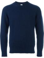E. Tautz Shetland Jumper, Men's, Size: Large, Blue, Wool