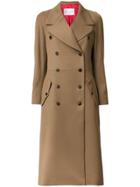 Sonia Rykiel Double-breasted Mid Coat - Brown