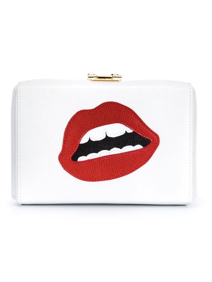 Mark Cross 'grace' Box Clutch, Women's, White