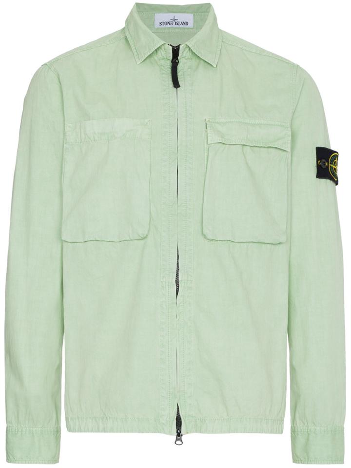Stone Island 111wn T.co + Old Overshirt - Green