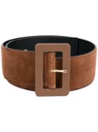 Marni Large Buckle Belt - Brown