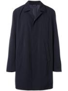 Giorgio Armani Boxy Lightweight Coat - Blue