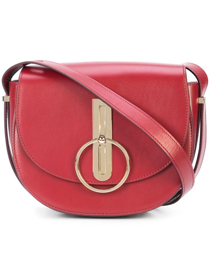 Nina Ricci Compas Small Saddle Clutch - Red