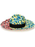 Borsalino Leopard Print Hat - Neutrals