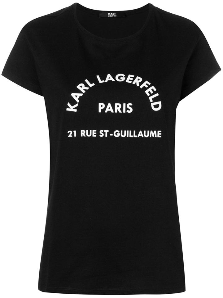 Karl Lagerfeld Logo T-shirt - Black