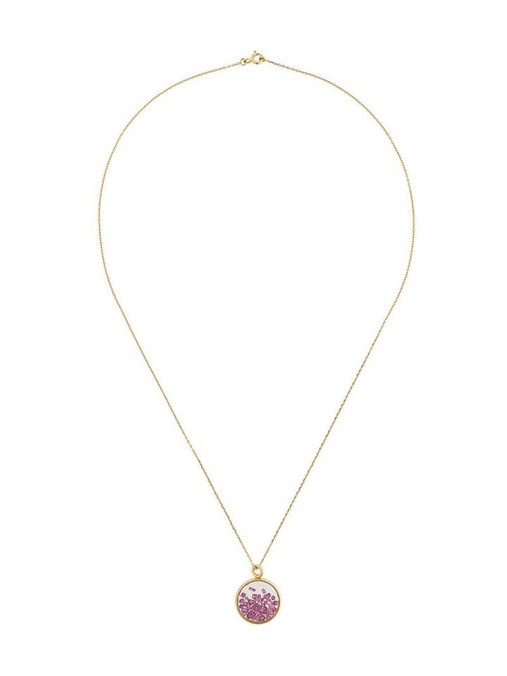 Aurelie Bidermann 'chivoir' Ruby Necklace, Women's, Metallic