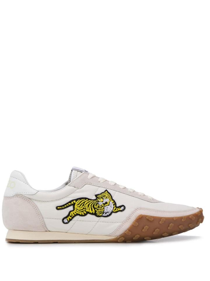 Kenzo Tiger Low Top Trainers - Grey
