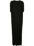 Anteprima Pleated Maxi Dress - Black