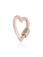 Marla Aaron Baby Heart Lock - Metallic