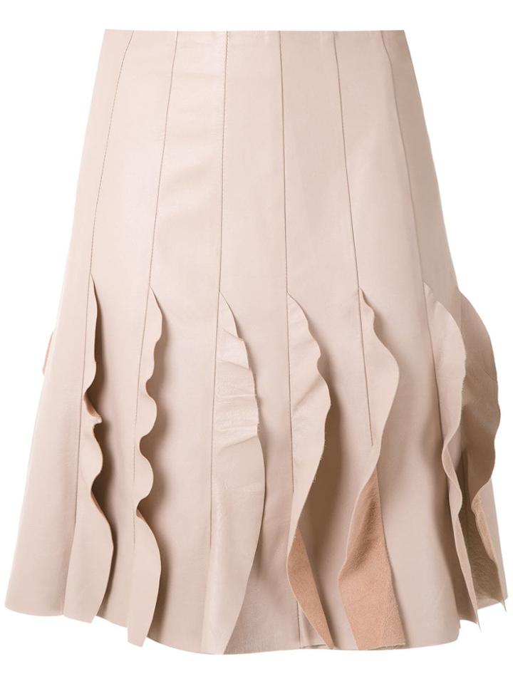 Clé Saia Babados Zig Zag - Neutrals