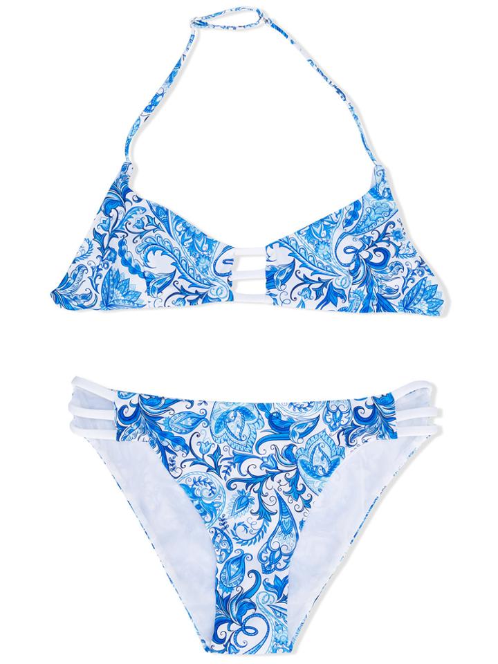 Mc2 Saint Barth Teen Amber Bikini Set - Blue