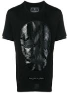 Philipp Plein Python Print Skull T-shirt - Black