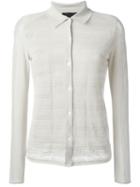 Burberry Prorsum Panelled Knit Shirt