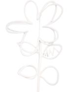 Oscar De La Renta Botanical Scribble Brooch - White