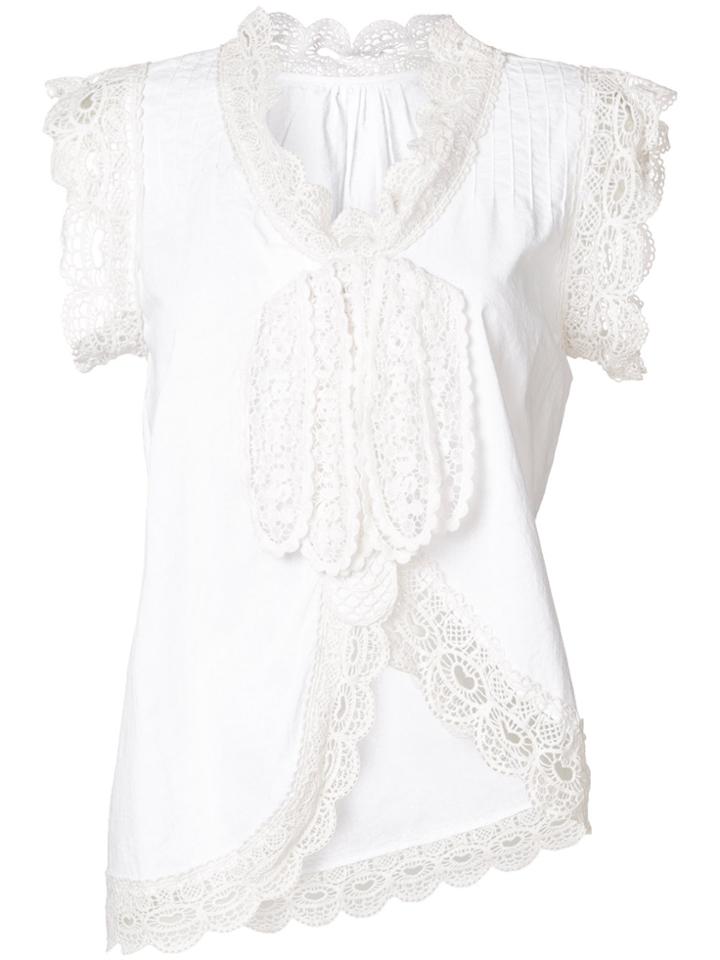 Tsumori Chisato Dentelle Lace Top - White
