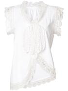 Tsumori Chisato Dentelle Lace Top - White