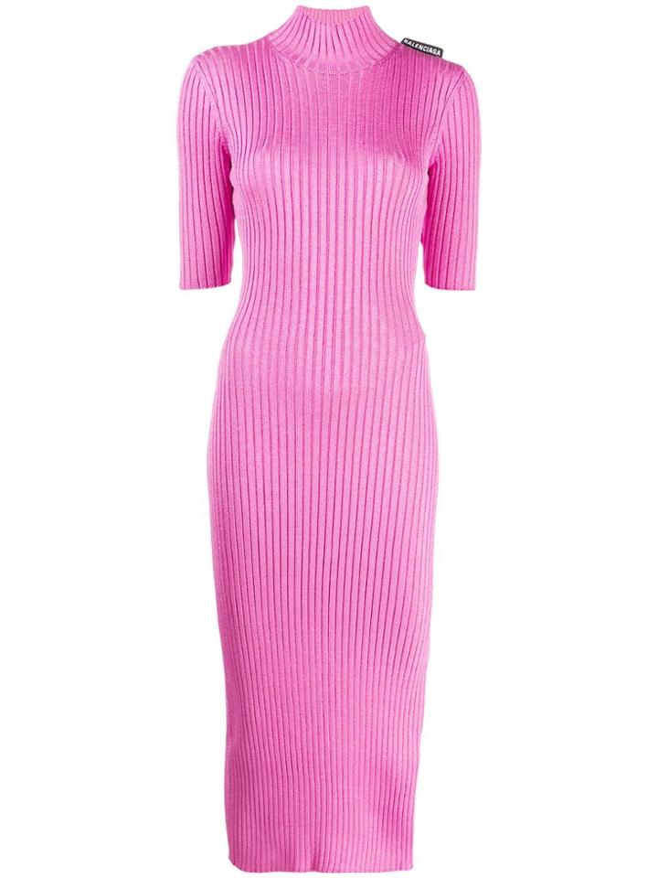 Balenciaga Fitted Dress - Pink