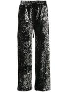 Milly Embellished Flared Trousers - Metallic