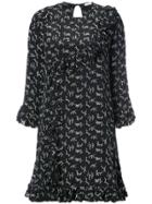 Mes Demoiselles Floral Print Dress - Black