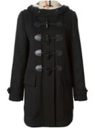 Burberry Duffle Coat, Women's, Size: 16, Black, Wool