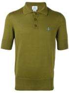 Vivienne Westwood Man - Embroidered Logo Polo Shirt - Men - Cotton - Xl, Green, Cotton