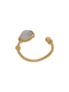 Gas Bijoux Unity Moon Stone Ring - Gold