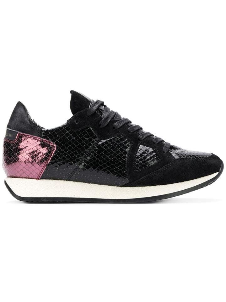 Philippe Model Philippe Model Mnldpy03 Noir Leather/fur/exotic