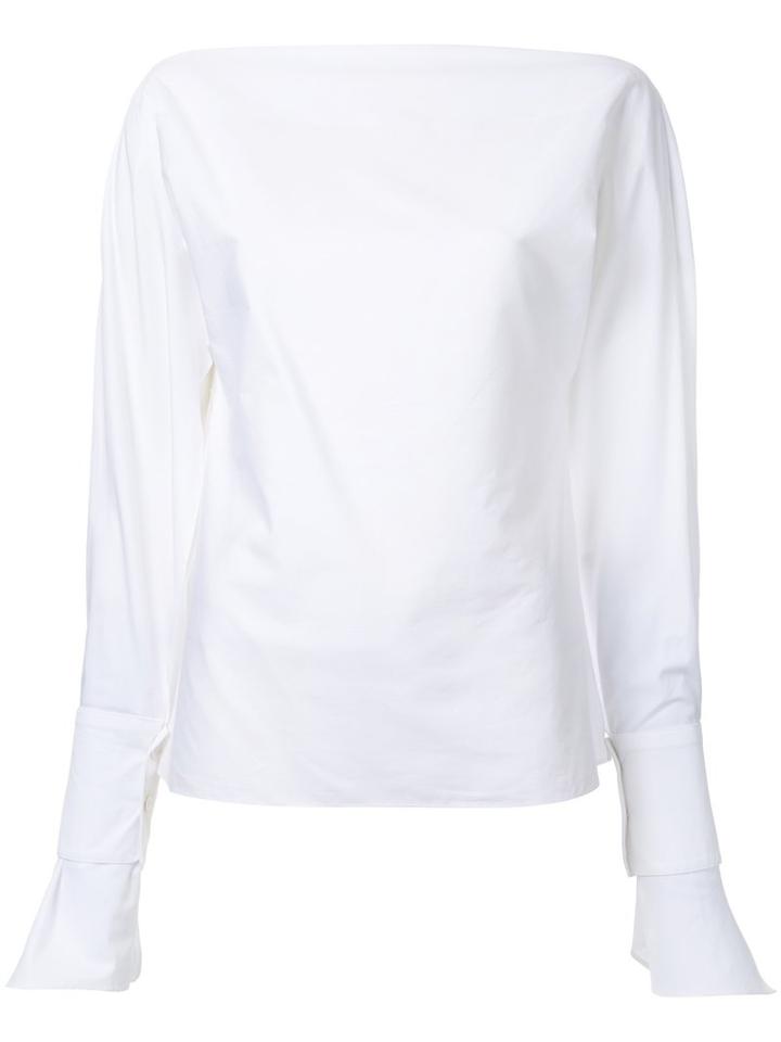 Christopher Esber 'ilona' Blouse, Women's, Size: 12, White, Cotton