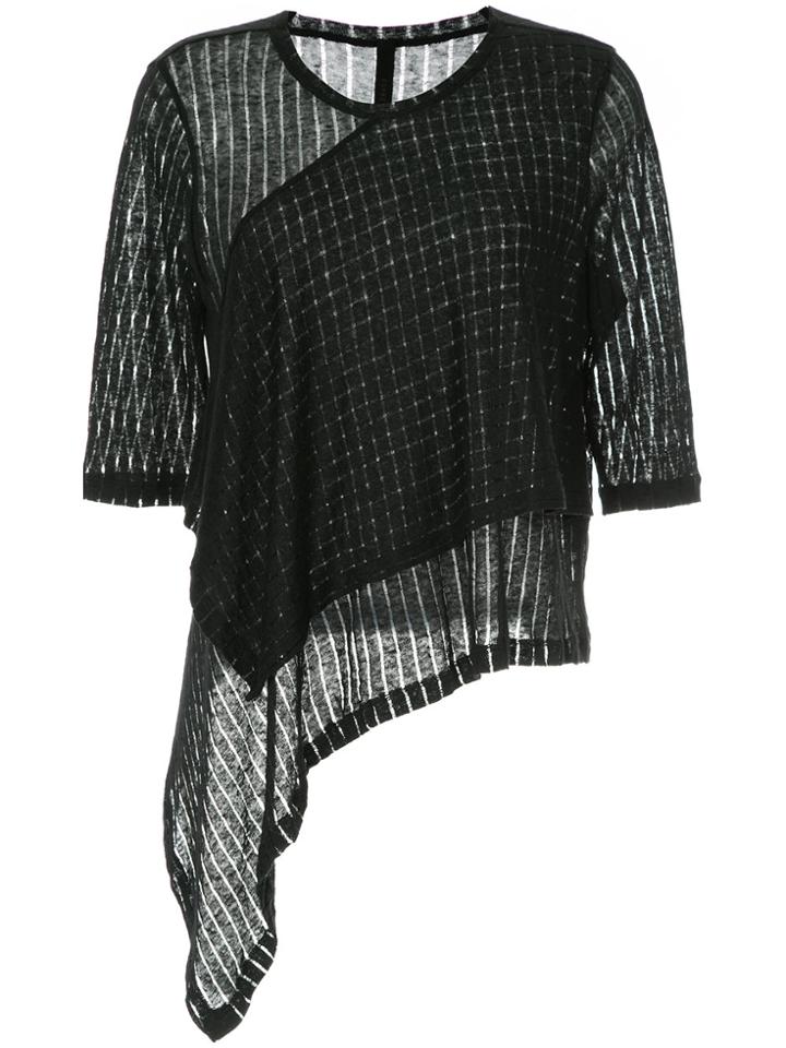 Forme D'expression Layered Sway T-shirt - Black