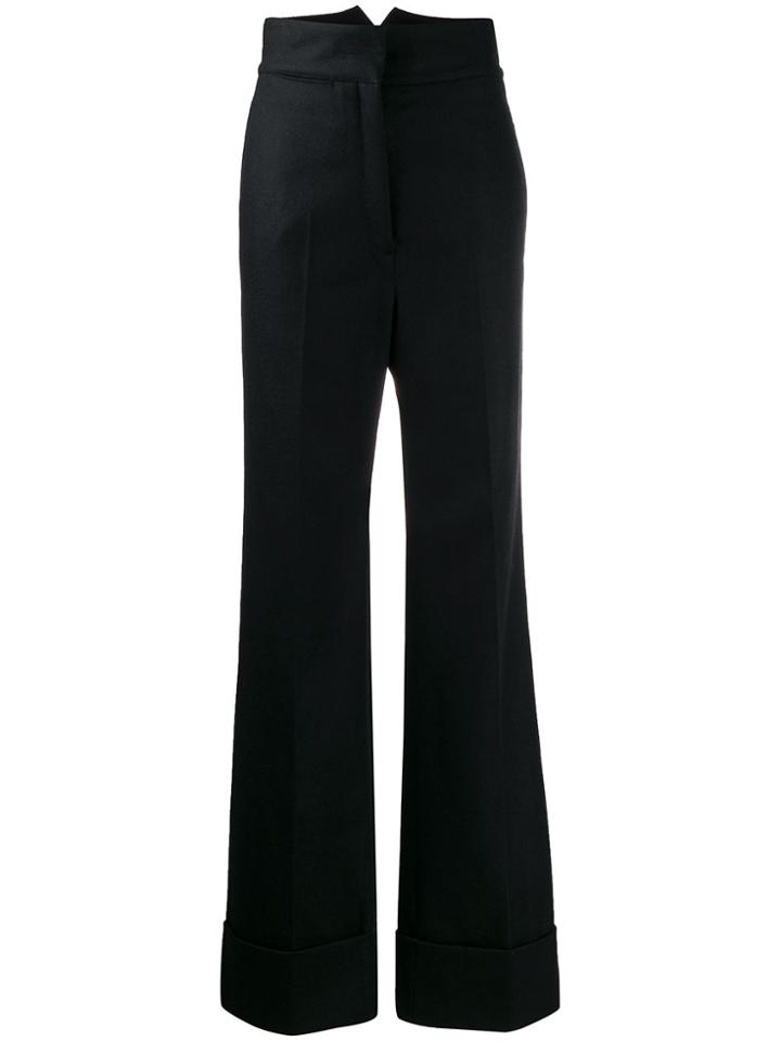 Lemaire Tailored High Waisted Trousers - Black