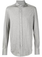 Brunello Cucinelli Spread Collar Shirt - Grey
