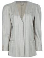 Krizia Pre-owned Pin Stripe Skirt Suit - Brown