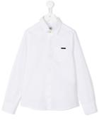 Msgm Kids Classic Shirt, Size: 10 Yrs, White