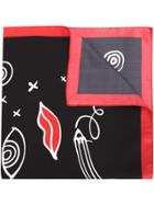 Sonia Rykiel Motif Print Scarf - Black