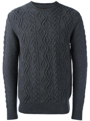 Barbour Heritage 'barnard' Crew Neck Jumper, Men's, Size: Xl, Grey, Wool