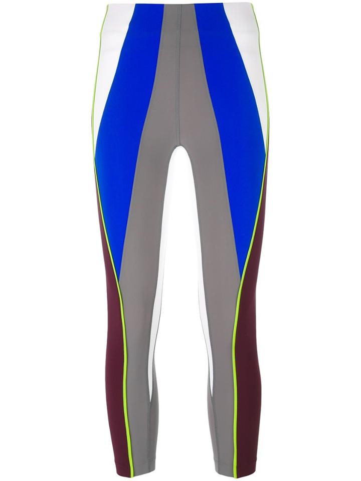 No Ka' Oi Neon Detail Leggings - Red