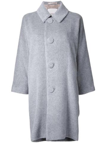 Theatre Products Classic Mid Coat, Women's, Grey, Alpaca/wool/nylon
