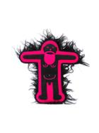 Walter Van Beirendonck Walterman Fur Badge - Pink